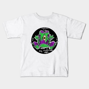 Psychedelic frog Kids T-Shirt